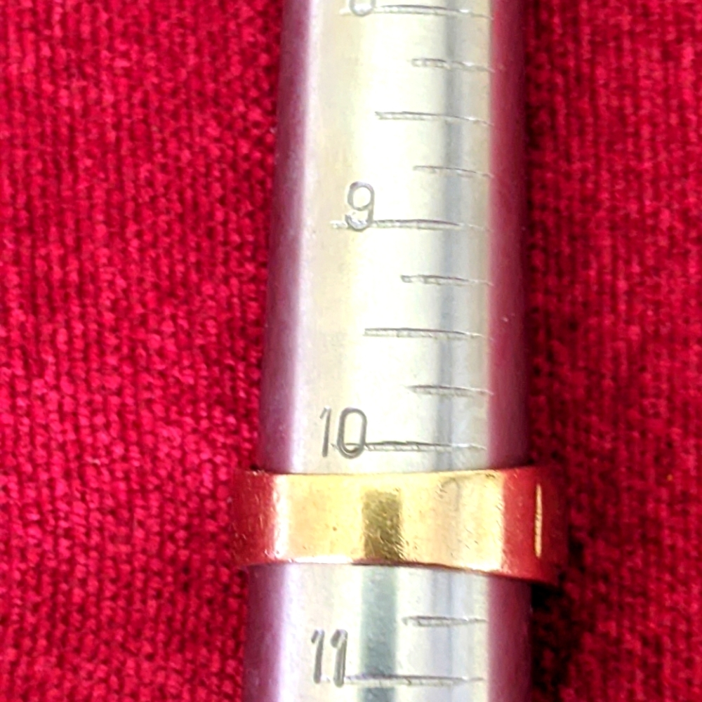14K ๐ GOLD MEN'S DIAMONDS SIGNET RING - Picture 11 of 11